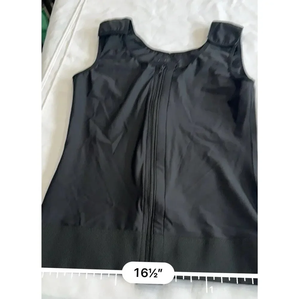Isavela Men's Surgical Recovery Compression Tank Top Post Op Garment Large